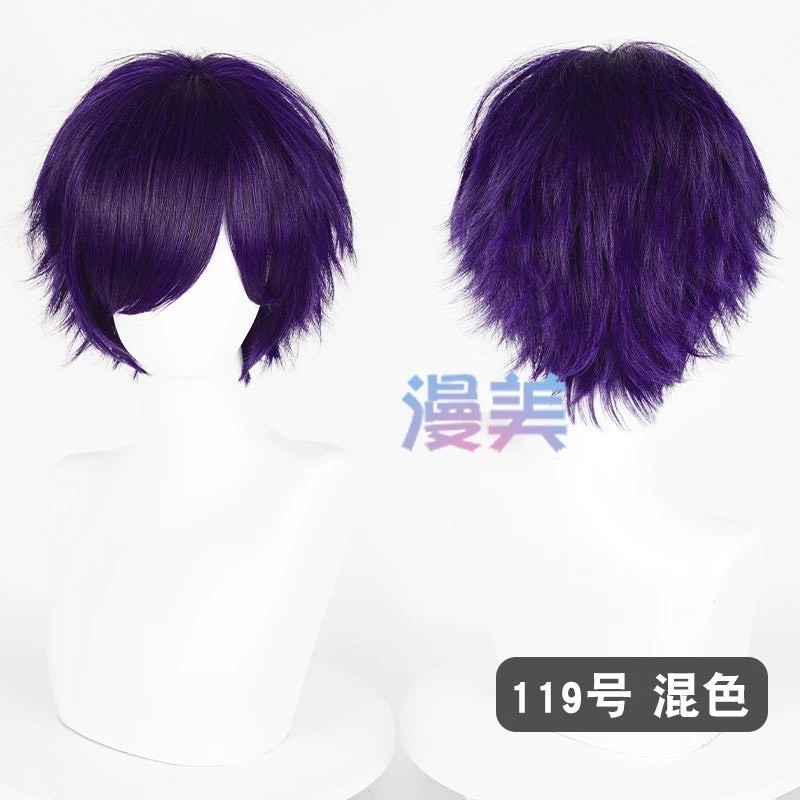 台灣現貨 快速出貨丨Cosplay/Cos 假髮 萬用款 30cm 短髮 反翹 少年款 打毛頂-細節圖2