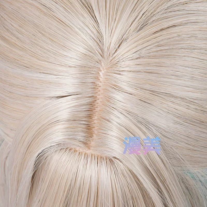 台灣現貨丨Cosplay/Cos 假髮 漫美 八尋寧寧 地縛少年花子君 綠色 灰色 拚色 角色款-細節圖3