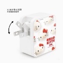 台灣製造 Hello Kitty Type-C USB PD快充雙孔充電器 50週年 充電器 快充頭-規格圖7