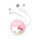 台灣製造 Hello Kitty 凱蒂貓 PD快充多合一伸縮充電線  50週年 充電線 快充線 數據線 手機充電線 快速-規格圖8