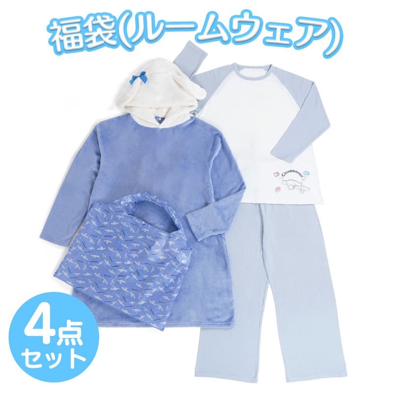 三麗鷗睡衣福袋凱蒂貓大耳狗庫洛米美樂蒂 大人睡 衣 休閒家居服兩件式套裝-細節圖2