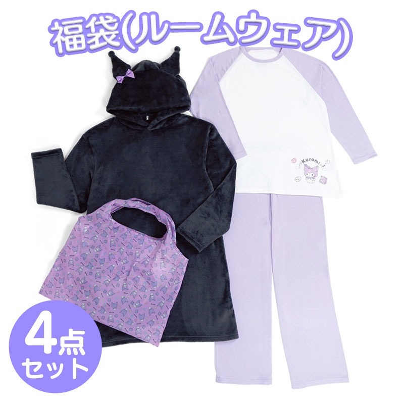 三麗鷗睡衣福袋凱蒂貓大耳狗庫洛米美樂蒂 大人睡 衣 休閒家居服兩件式套裝-細節圖4