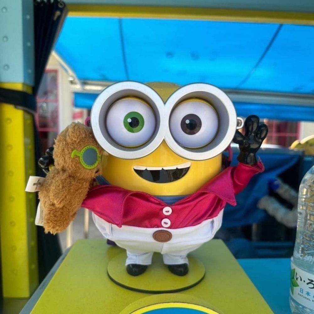 日本限量環球影城 主人翁小小兵狂歡派對 爆米花桶-細節圖2