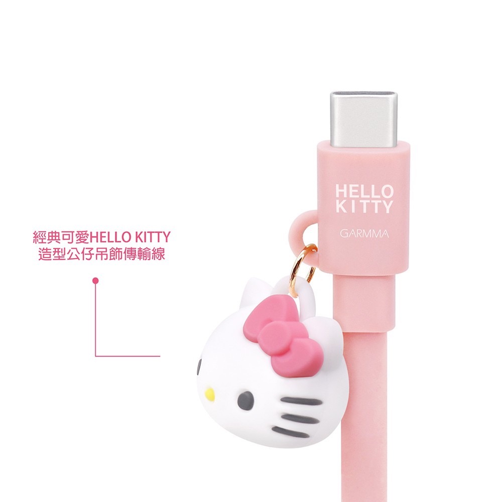 GARMMA Hello Kitty Type-c to Type-c PD快充傳輸充電線-細節圖4