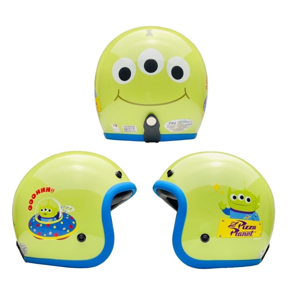 米奇綠 KITTY 三眼怪 冰雪奇緣 精裝版安全帽  大人安全帽 全罩安全帽 3/4 超商一次只能一頂-細節圖6