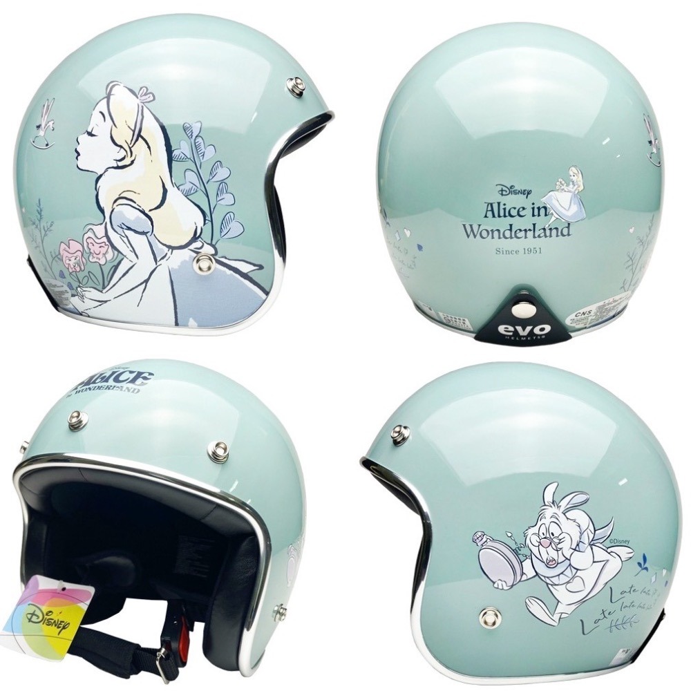 米奇綠 KITTY 三眼怪 冰雪奇緣 精裝版安全帽  大人安全帽 全罩安全帽 3/4 超商一次只能一頂-細節圖10