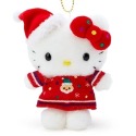 三麗鷗 凱蒂貓 美樂蒂 絨毛玩偶娃娃 吊飾 聖誕節 交換禮物-規格圖8