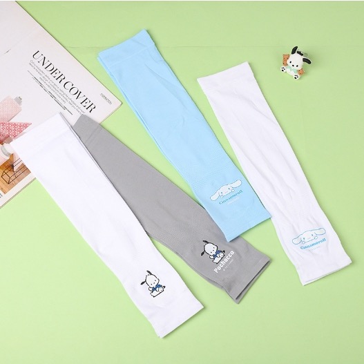 三麗鷗大耳狗 怕洽狗 冰絲䄂套 騎腳踏車 路跑 單車䄂  套登山袖套𣲙絲袖套爬山-細節圖3