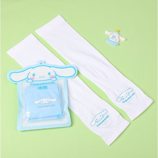 三麗鷗大耳狗 怕洽狗 冰絲䄂套 騎腳踏車 路跑 單車䄂  套登山袖套𣲙絲袖套爬山-細節圖5