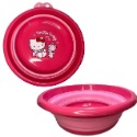 三麗鷗HELLOKITTY摺疊臉盆粉紅(中)$169 HELLOKITTY摺疊臉盆桃紅(大)$209  特色：摺疊式設計-規格圖2