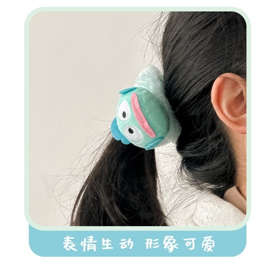 三麗鷗 庫洛米 人魚 美樂蒂 大耳狗 髮圈髮夾髮飾 四款  款式：庫洛米.人魚.美樂蒂.大耳狗-細節圖2