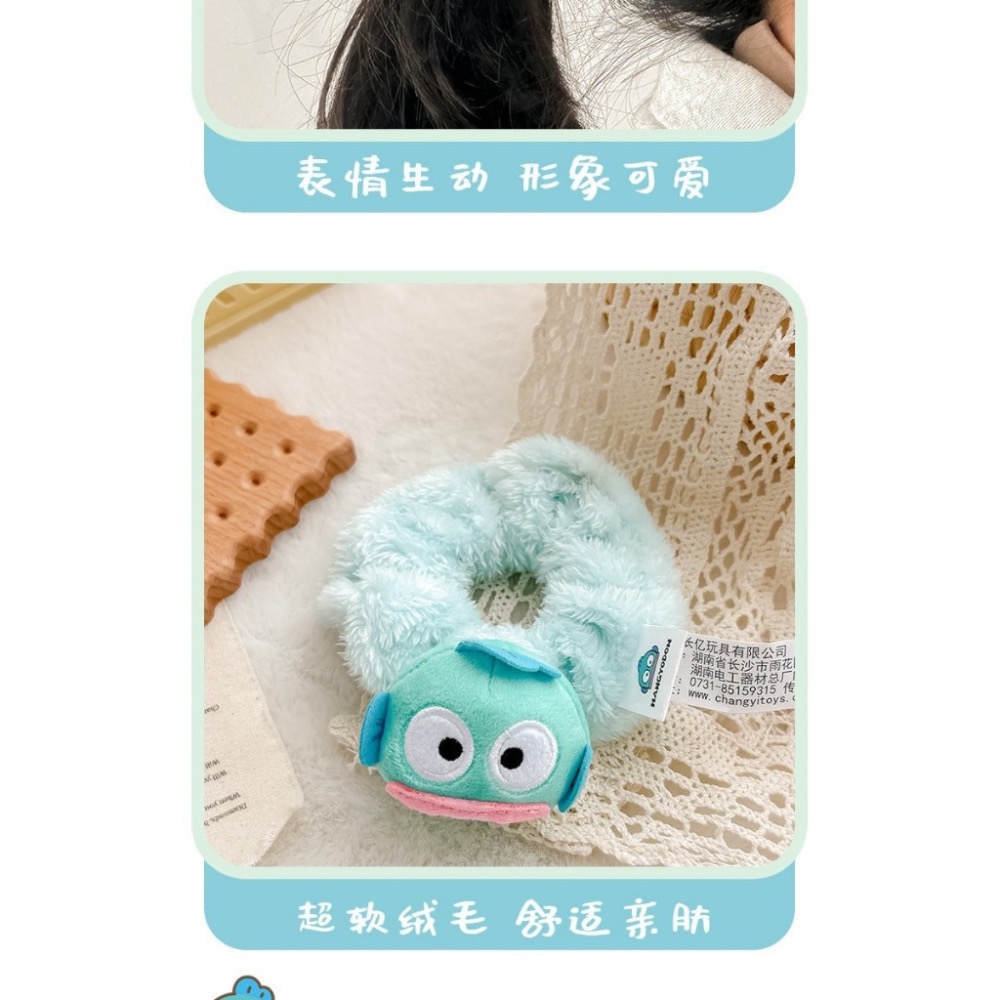 三麗鷗 庫洛米 人魚 美樂蒂 大耳狗 髮圈髮夾髮飾 四款  款式：庫洛米.人魚.美樂蒂.大耳狗-細節圖6