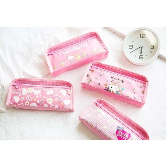 三麗鷗KT文具筆袋 鉛筆盒 隨機出貨  容量大，又可愛😍  無論做筆袋或者化妝收納袋都超級實用👏🏻👏🏻-細節圖2