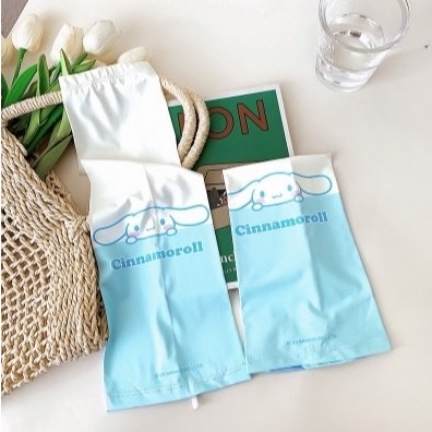 三麗鷗冰袖防曬袖套四款  款式:凱蒂貓.庫洛米紫.大耳狗.庫洛米黑    √ 排汗速乾內內外外都舒適-細節圖3