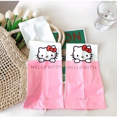 三麗鷗冰袖防曬袖套四款  款式:凱蒂貓.庫洛米紫.大耳狗.庫洛米黑    √ 排汗速乾內內外外都舒適-細節圖4