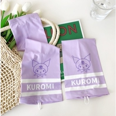 三麗鷗冰袖防曬袖套四款  款式:凱蒂貓.庫洛米紫.大耳狗.庫洛米黑    √ 排汗速乾內內外外都舒適-規格圖4