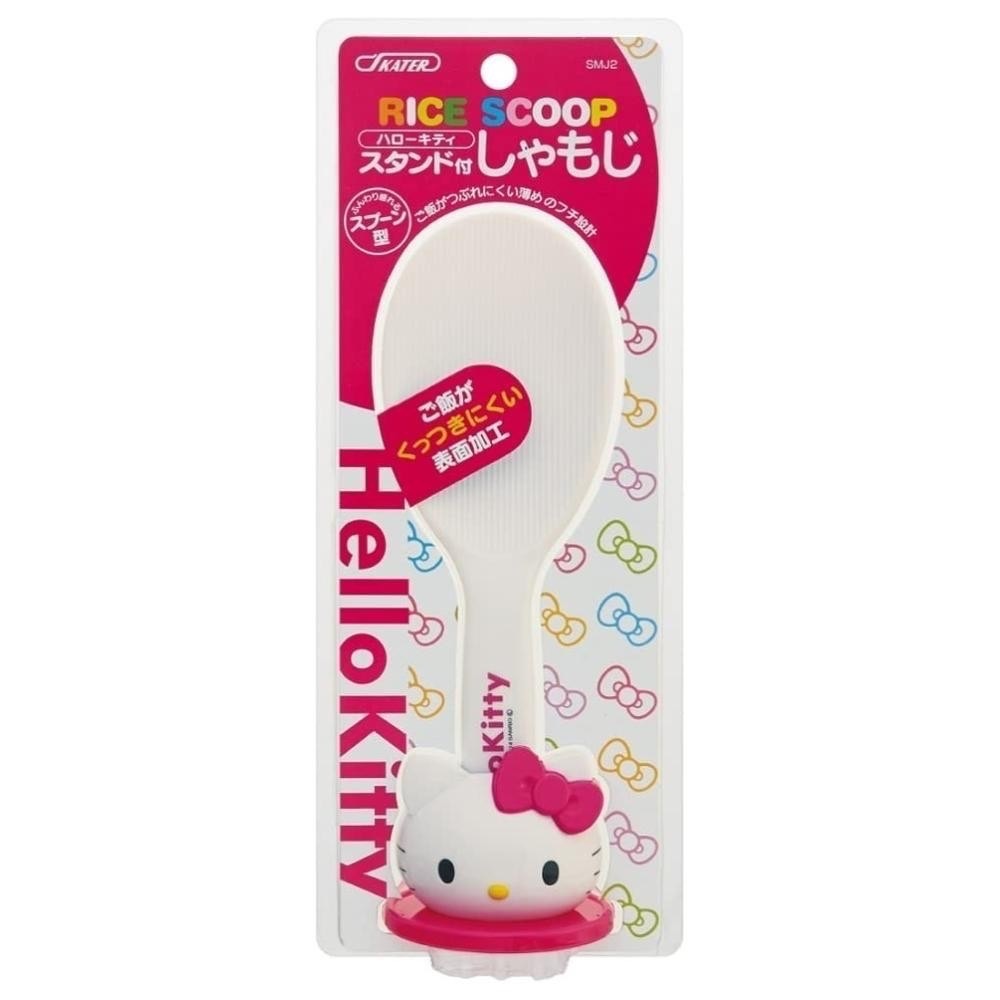 日本進口 三麗鷗 迪士尼 凱蒂貓 米奇 直立式飯勺 不沾  黏電飯鍋 飯匙 頭型台座-細節圖9