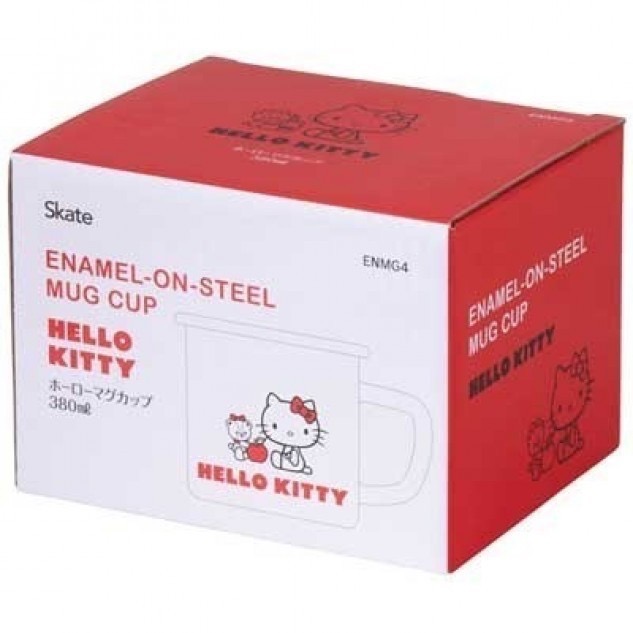 三麗鷗凱蒂貓 琺瑯杯(380ML) 酷洛米 陶瓷馬克杯 (滿版款) MIFFY 陶瓷杯 貓咪陶瓷冰淇淋碗附湯匙 四款-細節圖4