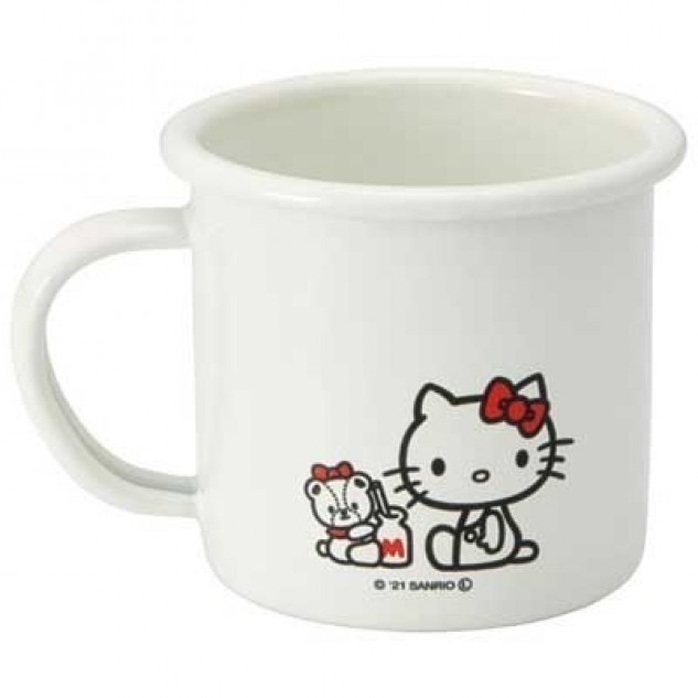 三麗鷗凱蒂貓 琺瑯杯(380ML) 酷洛米 陶瓷馬克杯 (滿版款) MIFFY 陶瓷杯 貓咪陶瓷冰淇淋碗附湯匙 四款-規格圖7