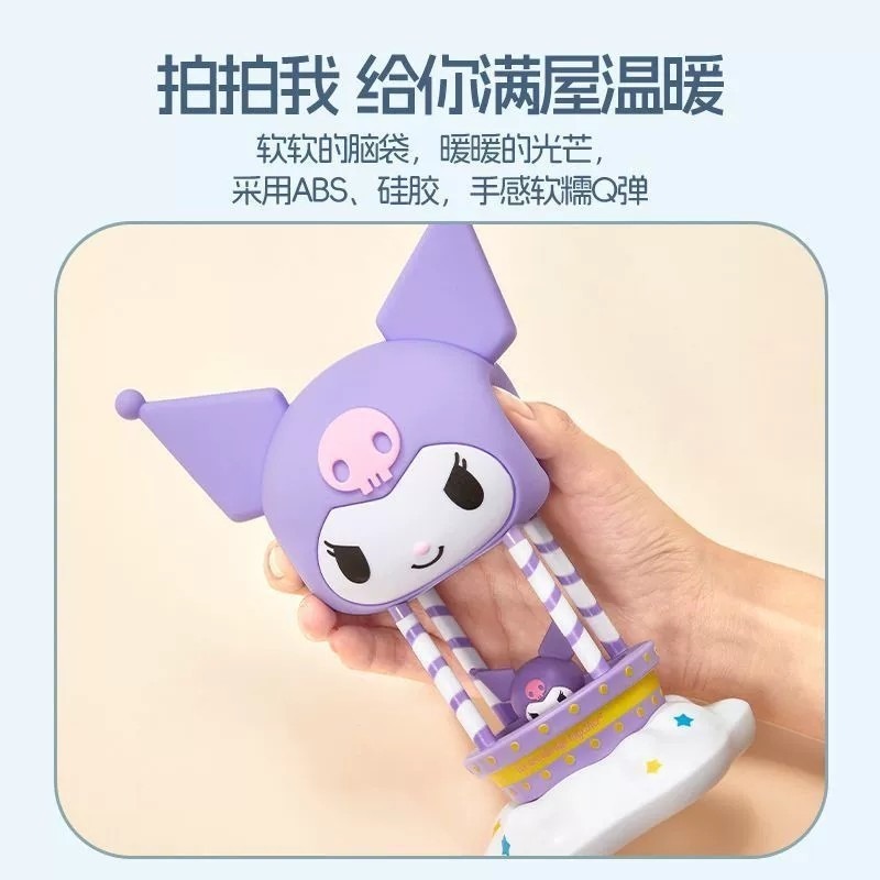 三麗鷗 大耳狗 庫洛米 美樂蒂 LED發光擺飾 小夜燈 USB充電夜燈 睡燈 生日聖誕禮物 交換禮物-細節圖2