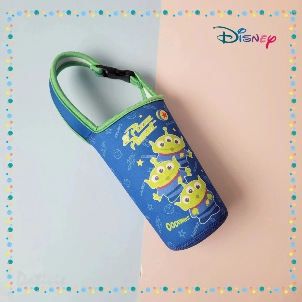 迪士尼正版 潛水布飲料提袋 冰霸杯手提袋 三眼怪 米奇 公主 小熊維尼 史迪奇 奇奇蒂蒂-細節圖5