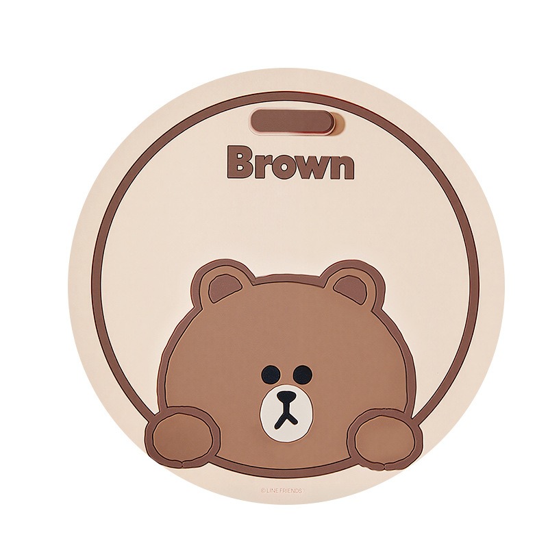 LINE FRIENDS 地漏墊 熊大 兔兔  防臭防蟲 防積水 吸附強力 防溢水-細節圖2