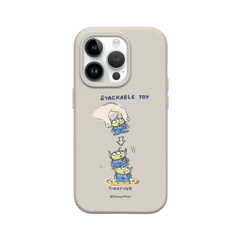 IPhone 犀牛盾 ★ 迪士尼 - 玩具總動員 聯名 SolidSuit 防摔 背蓋 手機殼 ★ 三眼怪疊疊樂玩具-規格圖8