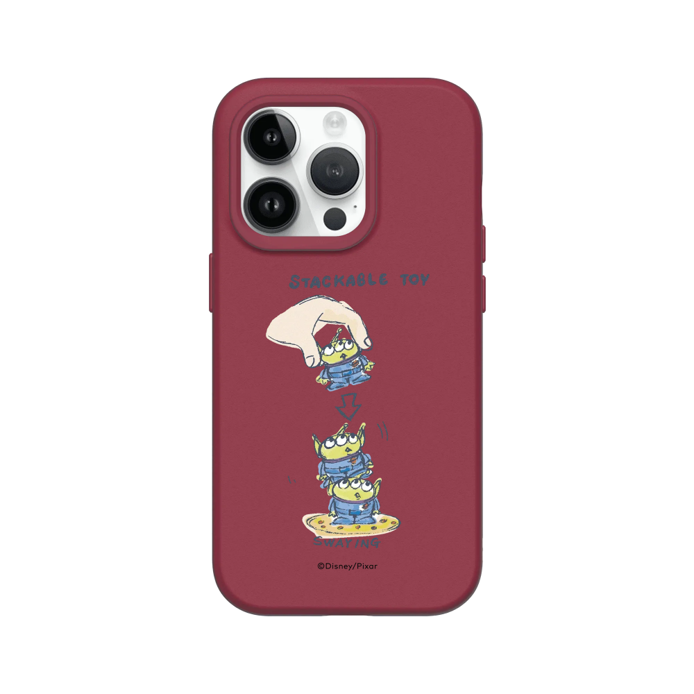 IPhone 犀牛盾 ★ 迪士尼 - 玩具總動員 聯名 SolidSuit 防摔 背蓋 手機殼 ★ 三眼怪疊疊樂玩具-規格圖8