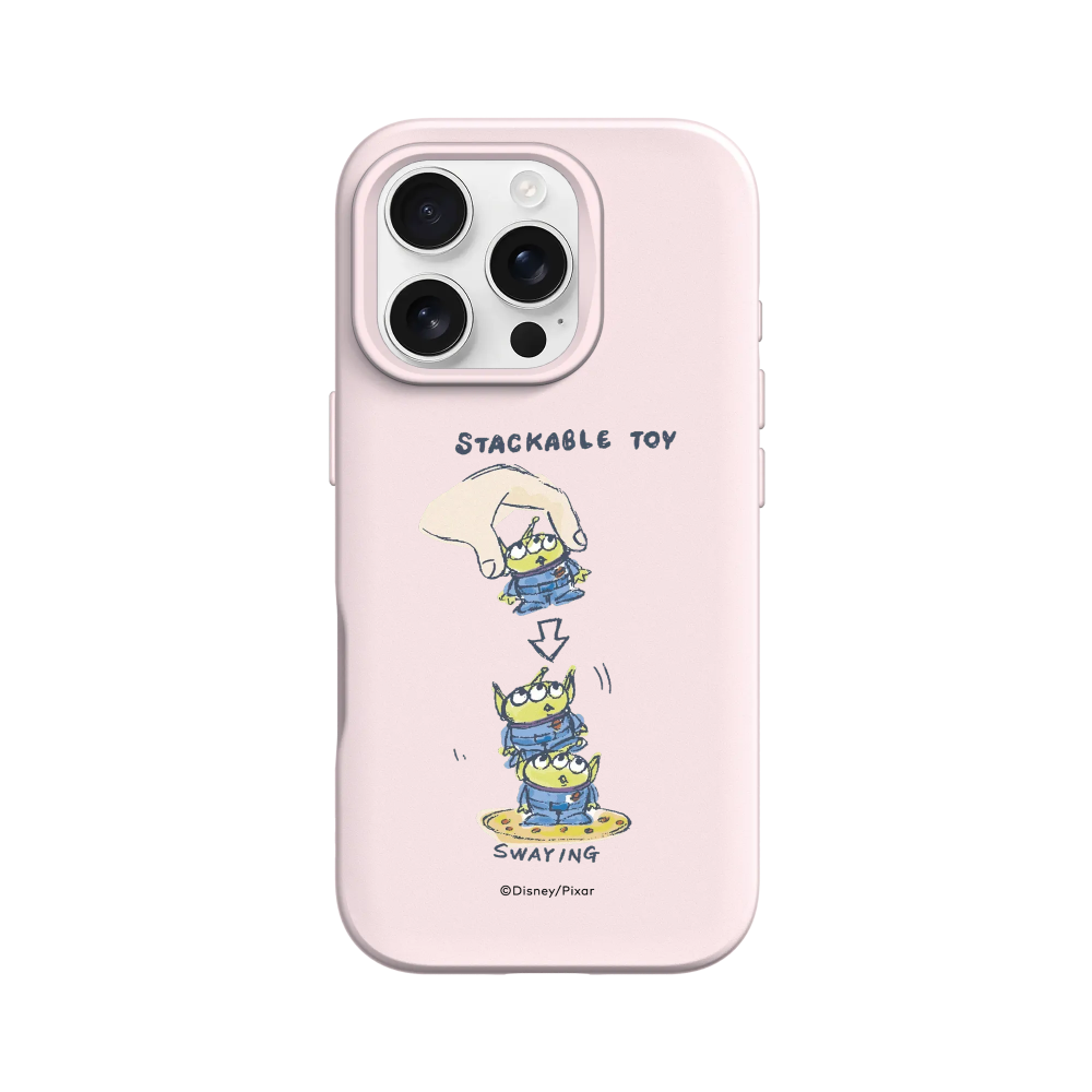 IPhone 犀牛盾 ★ 迪士尼 - 玩具總動員 聯名 SolidSuit 防摔 背蓋 手機殼 ★ 三眼怪疊疊樂玩具-規格圖8