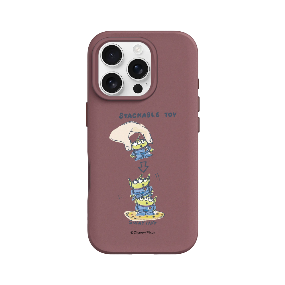 IPhone 犀牛盾 ★ 迪士尼 - 玩具總動員 聯名 SolidSuit 防摔 背蓋 手機殼 ★ 三眼怪疊疊樂玩具-規格圖8