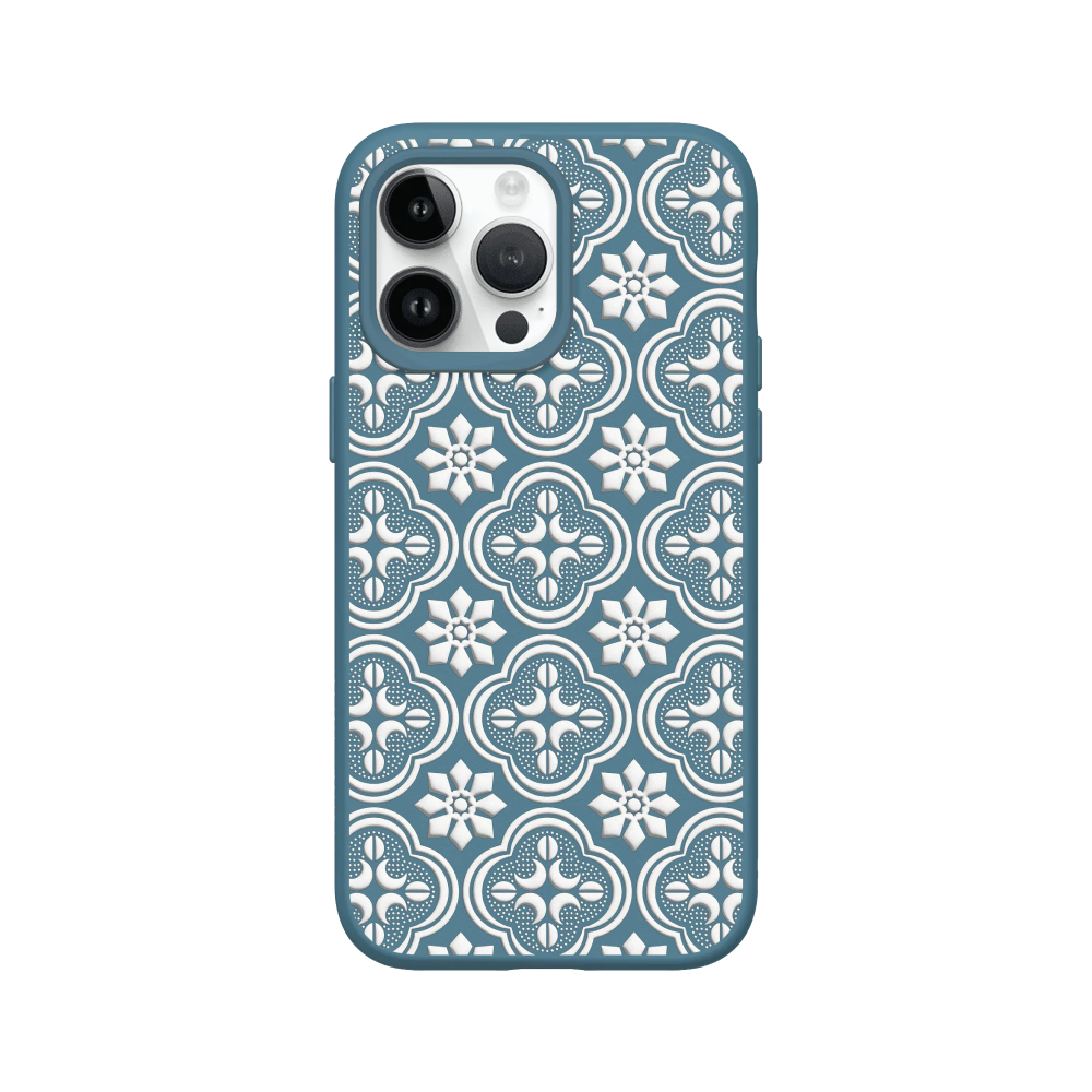 IPhone 犀牛盾 ★ 老屋顏 聯名 SolidSuit 防摔 背蓋 手機殼 ★ 壓花玻璃 - 海棠花-規格圖8