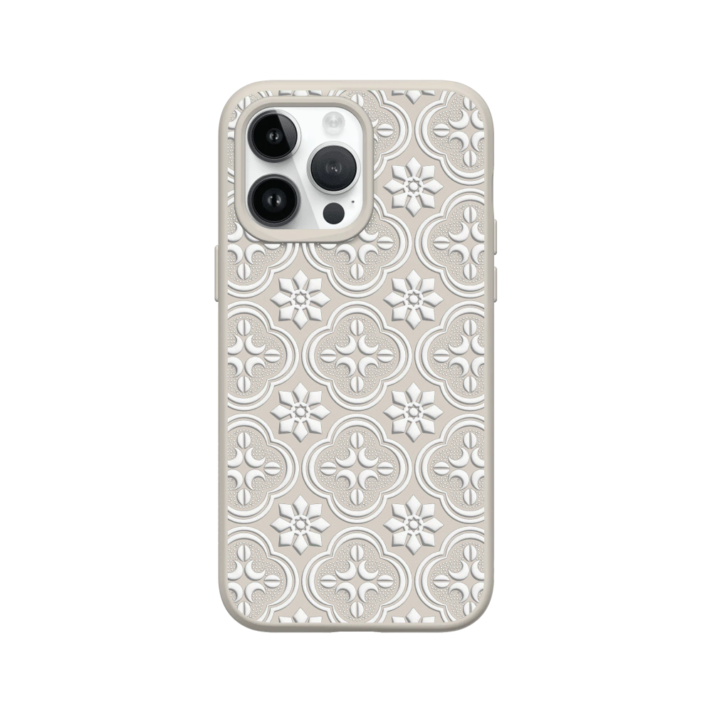 IPhone 犀牛盾 ★ 老屋顏 聯名 SolidSuit 防摔 背蓋 手機殼 ★ 壓花玻璃 - 海棠花-規格圖8