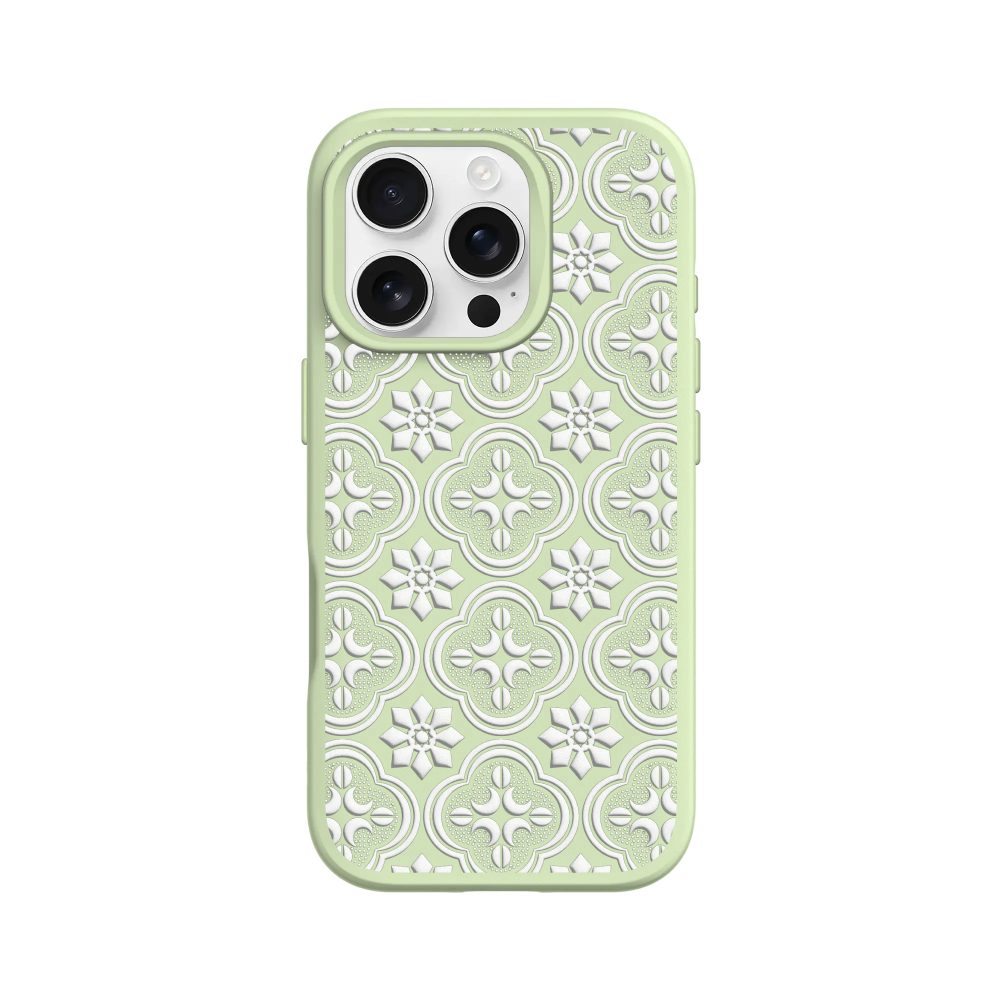 IPhone 犀牛盾 ★ 老屋顏 聯名 SolidSuit 防摔 背蓋 手機殼 ★ 壓花玻璃 - 海棠花-規格圖8