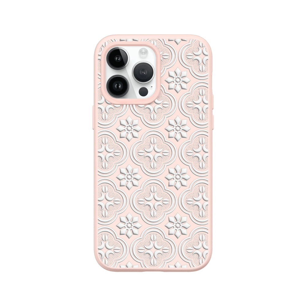 IPhone 犀牛盾 ★ 老屋顏 聯名 SolidSuit 防摔 背蓋 手機殼 ★ 壓花玻璃 - 海棠花-規格圖8