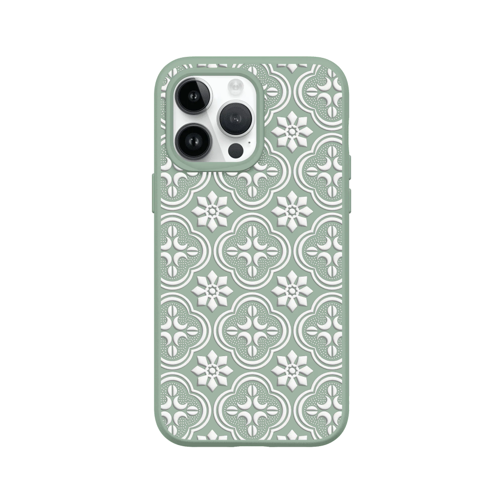 IPhone 犀牛盾 ★ 老屋顏 聯名 SolidSuit 防摔 背蓋 手機殼 ★ 壓花玻璃 - 海棠花-規格圖8