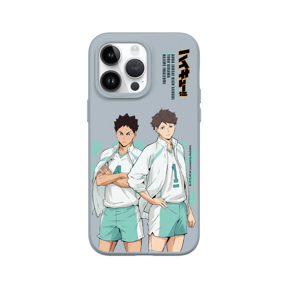 IPhone 犀牛盾 ★ 排球少年 聯名 SolidSuit 防摔 背蓋 手機殼 ★ 及川徹 + 岩泉一 01-規格圖8