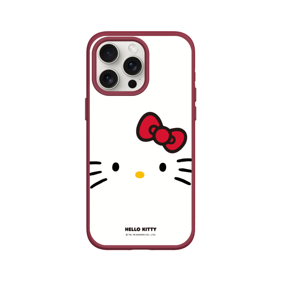 IPhone 犀牛盾 ★ Kitty 聯名 SolidSuit 防摔 背蓋 手機殼 ★ 大臉 Hello Kitty-規格圖8