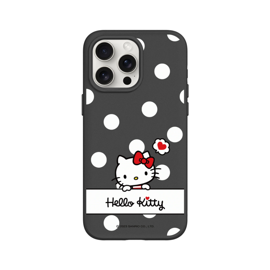 IPhone 犀牛盾 ★ Kitty 聯名 SolidSuit 防摔 背蓋 手機殼 ★ 普普風圓點-規格圖8