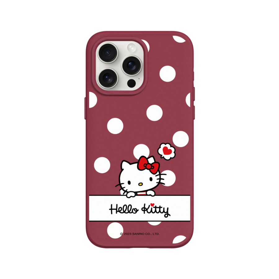 IPhone 犀牛盾 ★ Kitty 聯名 SolidSuit 防摔 背蓋 手機殼 ★ 普普風圓點-規格圖8