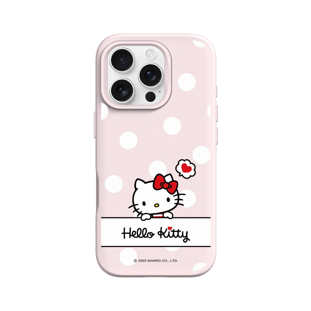 IPhone 犀牛盾 ★ Kitty 聯名 SolidSuit 防摔 背蓋 手機殼 ★ 普普風圓點-規格圖8