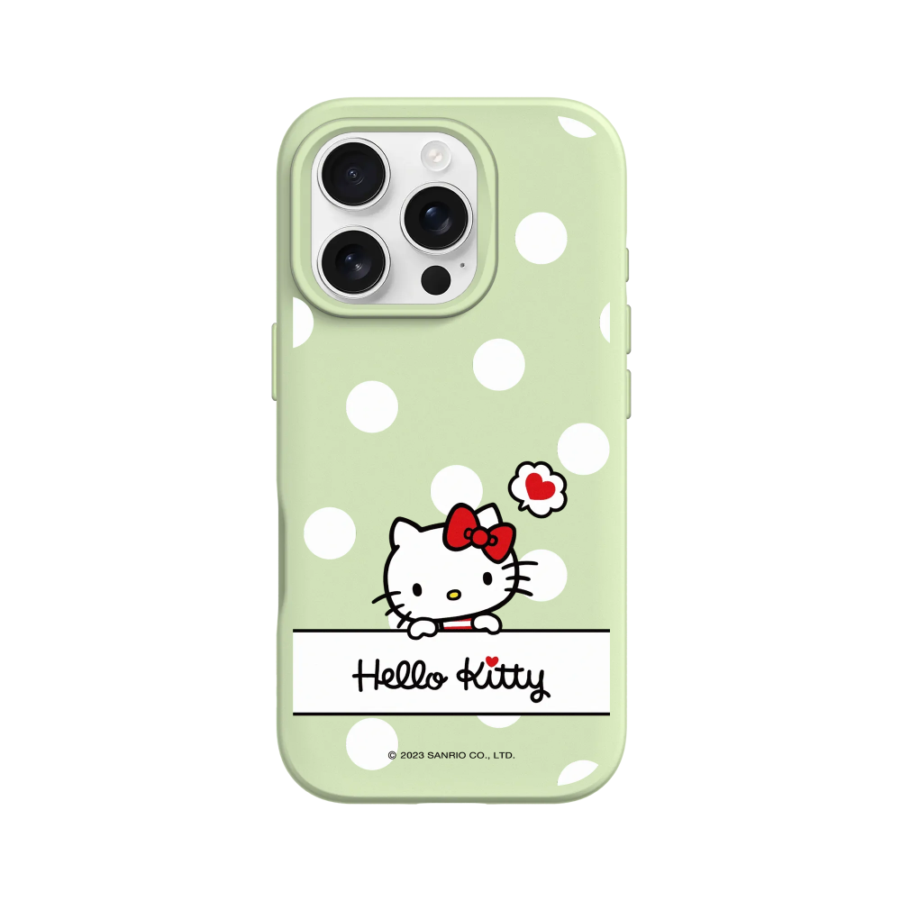 IPhone 犀牛盾 ★ Kitty 聯名 SolidSuit 防摔 背蓋 手機殼 ★ 普普風圓點-規格圖8