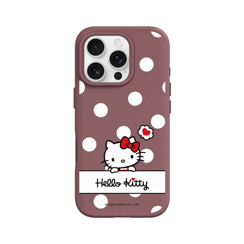 IPhone 犀牛盾 ★ Kitty 聯名 SolidSuit 防摔 背蓋 手機殼 ★ 普普風圓點-規格圖8