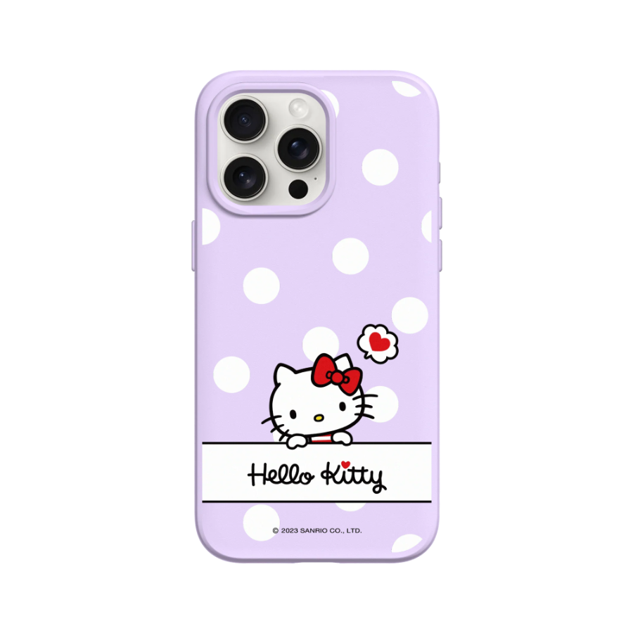 IPhone 犀牛盾 ★ Kitty 聯名 SolidSuit 防摔 背蓋 手機殼 ★ 普普風圓點-規格圖8