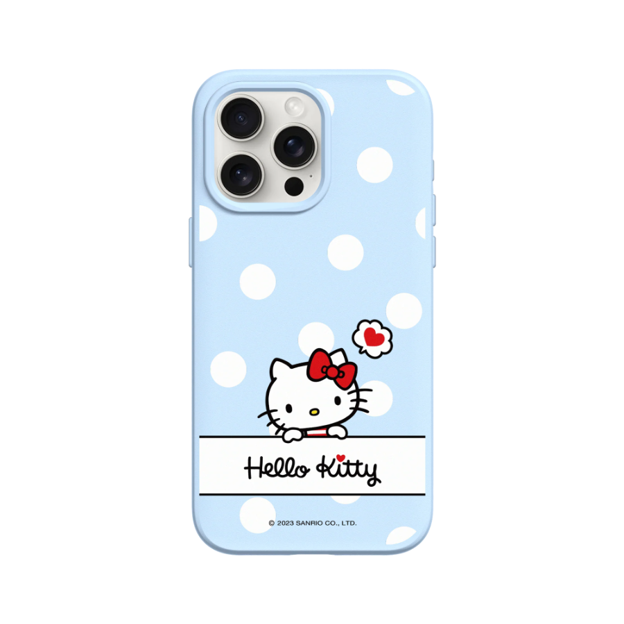 IPhone 犀牛盾 ★ Kitty 聯名 SolidSuit 防摔 背蓋 手機殼 ★ 普普風圓點-規格圖8