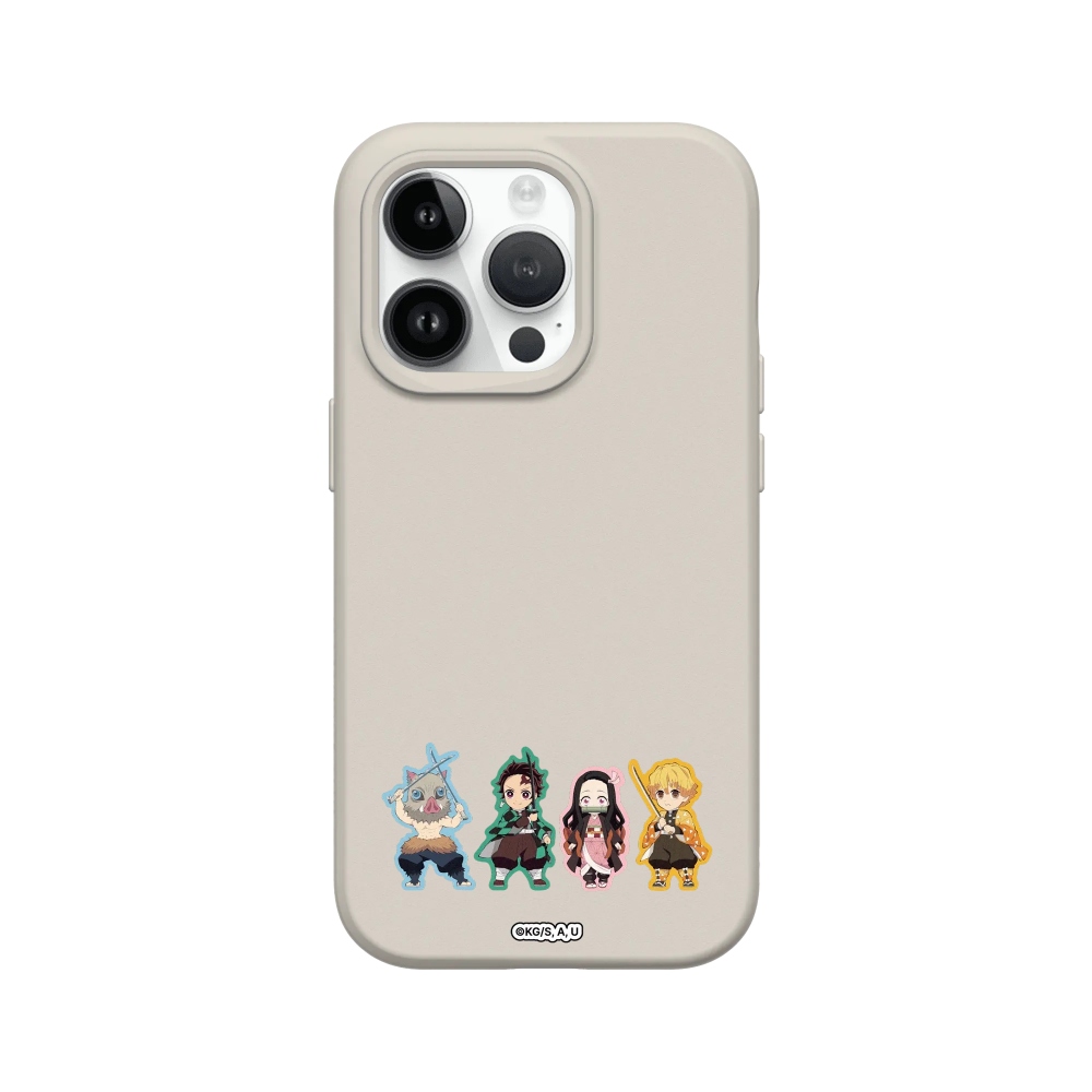 IPhone 犀牛盾 ★ 鬼滅之刃 聯名 SolidSuit 防摔 背蓋 手機殼 ★ Q版系列 - 四人主角-規格圖8