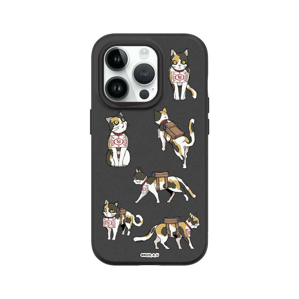 IPhone 犀牛盾 ★ 鬼滅之刃 聯名 SolidSuit 防摔 背蓋 手機殼 ★ 角色系列 - 茶茶丸貼紙款-規格圖8