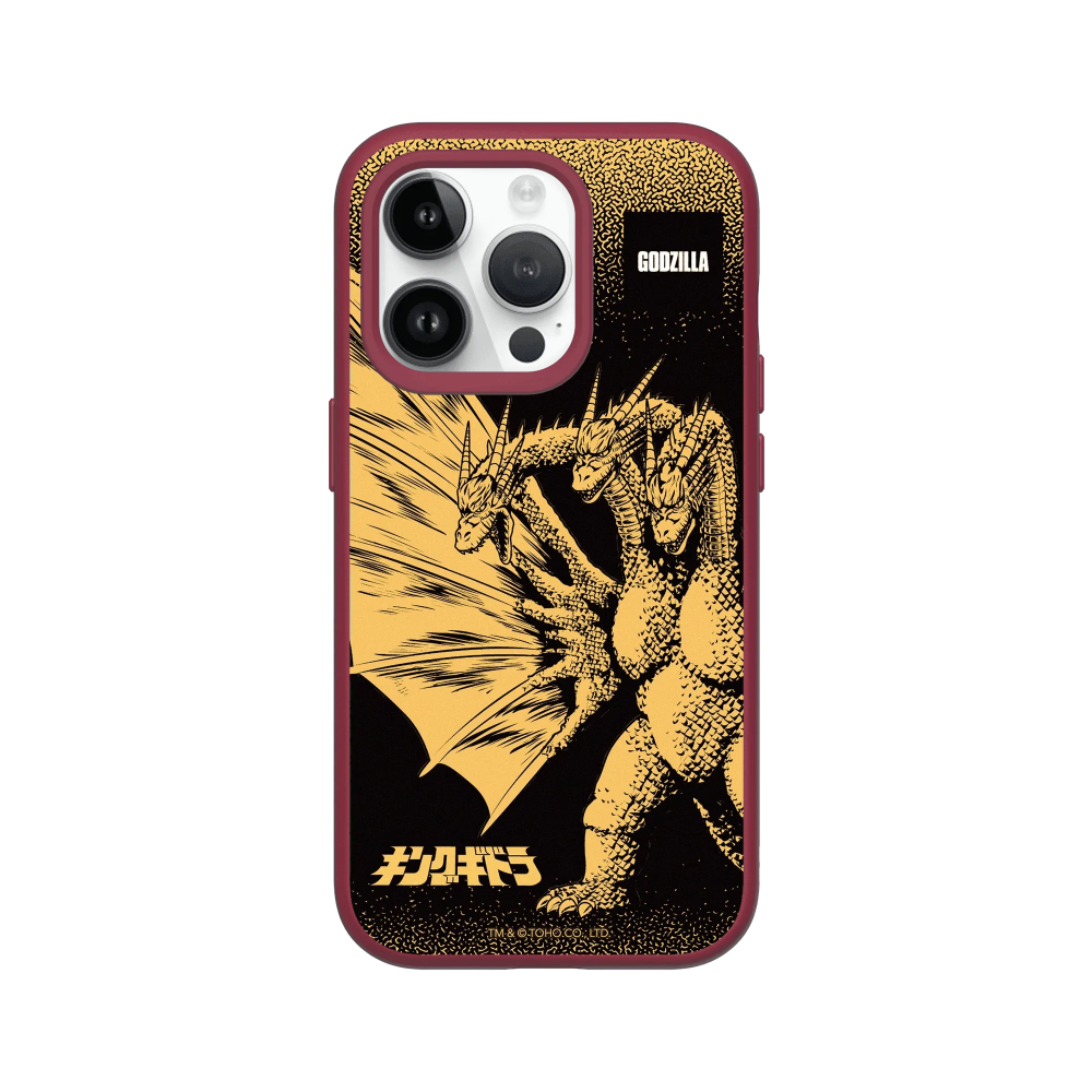 IPhone 犀牛盾 ★ 哥吉拉 Godzilla 聯名 SolidSuit 防摔 背蓋 手機殼 ★ 王者基多拉-規格圖8