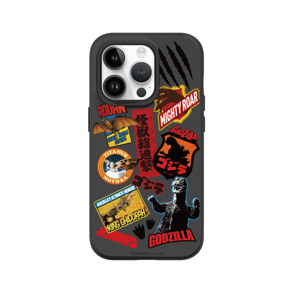 IPhone 犀牛盾 ★ 哥吉拉 Godzilla 聯名 SolidSuit 防摔 背蓋 手機殼 ★ 多彩怪獸圖鑑-規格圖8