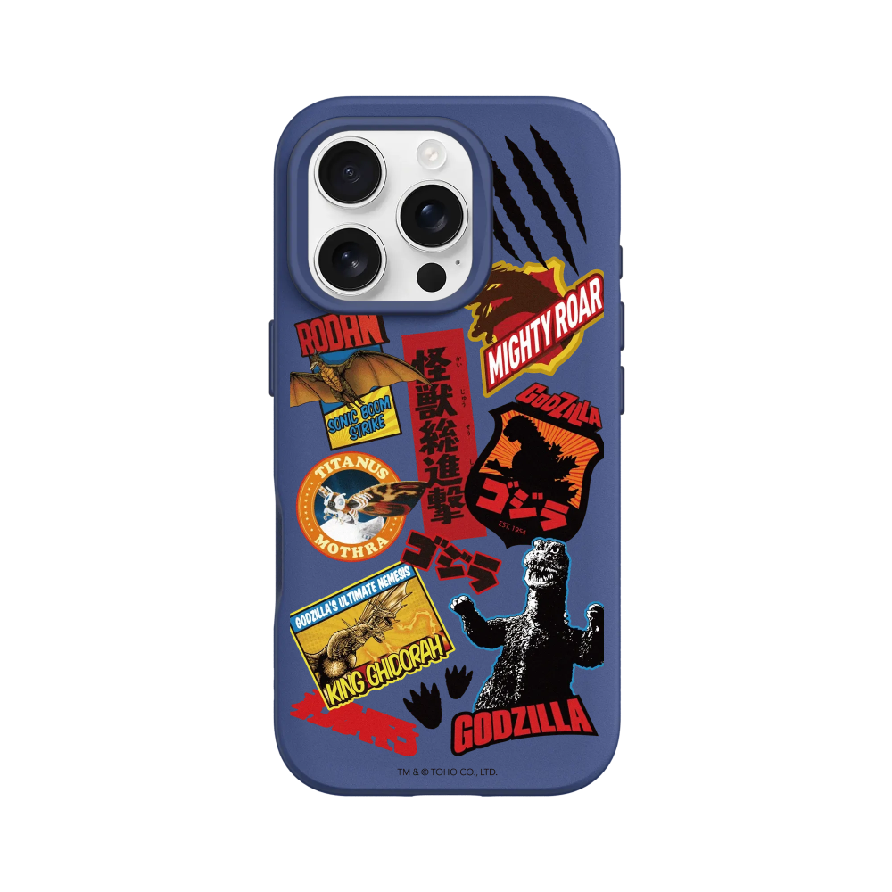 IPhone 犀牛盾 ★ 哥吉拉 Godzilla 聯名 SolidSuit 防摔 背蓋 手機殼 ★ 多彩怪獸圖鑑-規格圖8