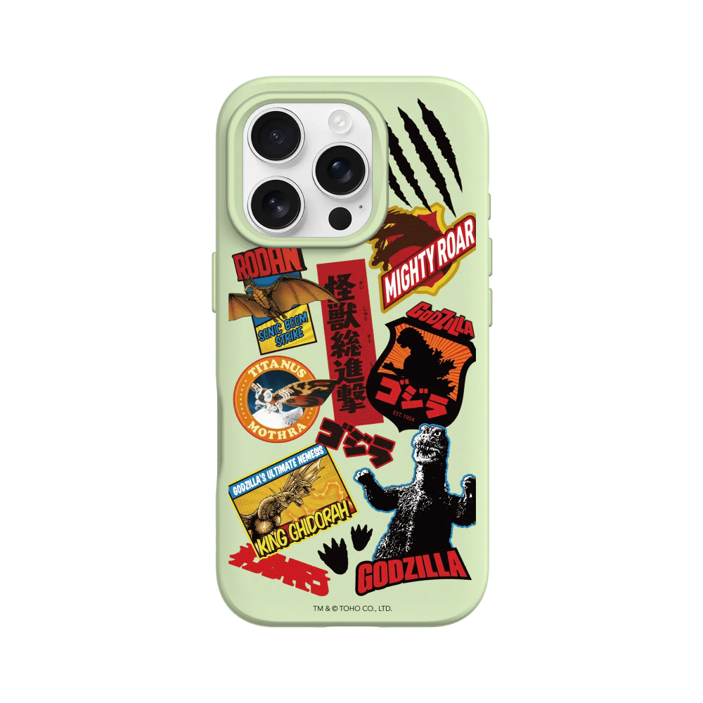 IPhone 犀牛盾 ★ 哥吉拉 Godzilla 聯名 SolidSuit 防摔 背蓋 手機殼 ★ 多彩怪獸圖鑑-規格圖8